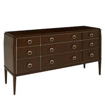 Contemporary Dresser with 9 Drawers